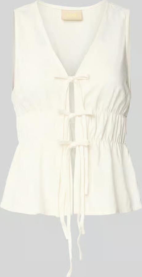 JJXX Top van mix van viscose en linnen model 'ALMIRA' - Foto 2