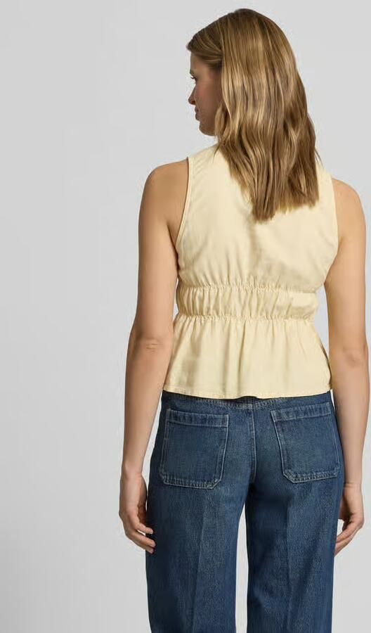 JJXX Top van mix van viscose en linnen model 'ALMIRA' - Foto 1