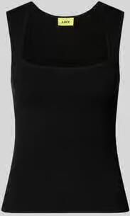 JJXX Top van viscosemix met vierkante hals model 'POSIE'