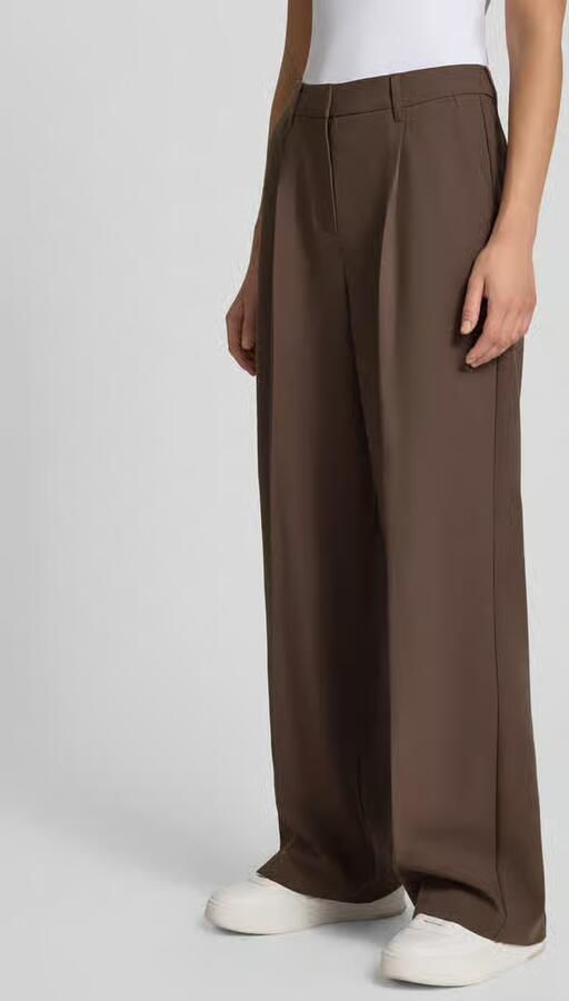 JJXX wide fit broek met viscose model 'Aya Ellis' - Foto 3
