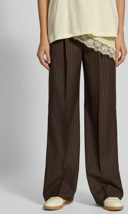 JJXX wide fit broek met viscose model 'Aya Ellis' - Foto 3