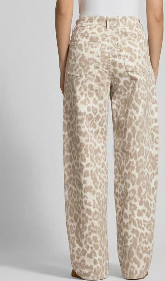 JJXX Wide fit corduroy broek in all-over look model 'GELLY' - Foto 6