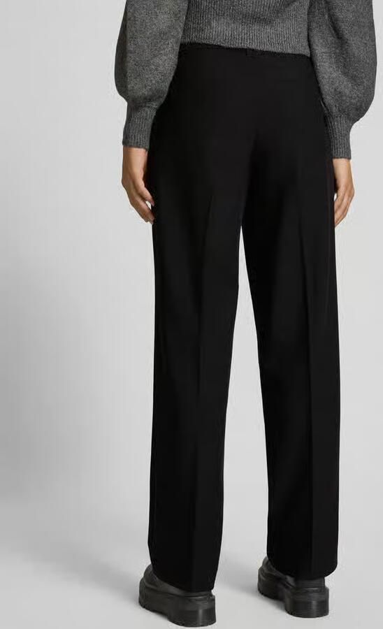 JJXX wide fit stoffen broek met viscose-aandeel model 'Ellis' - Foto 3
