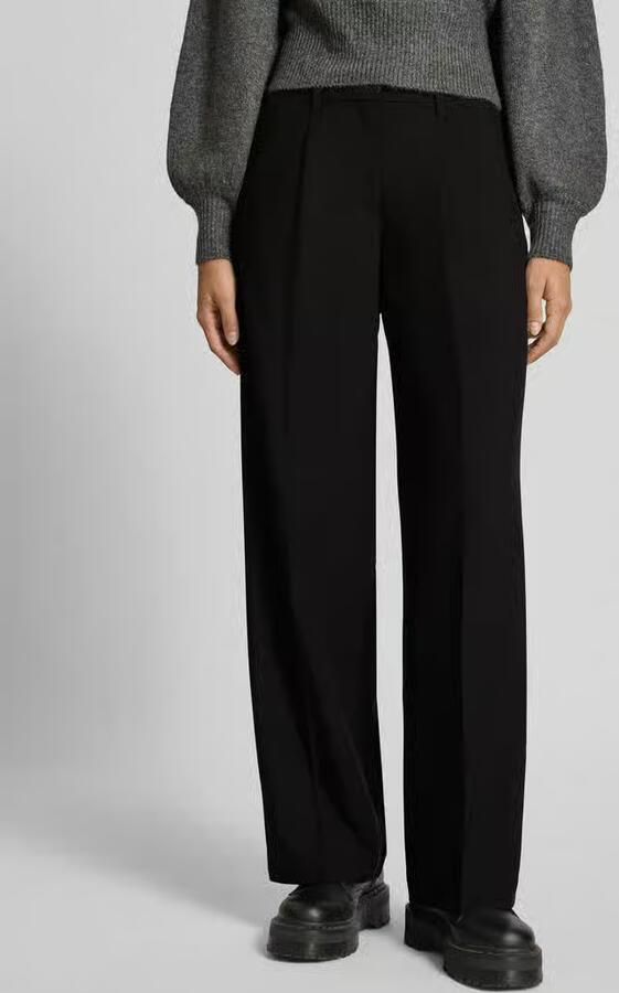 JJXX wide fit stoffen broek met viscose-aandeel model 'Ellis' - Foto 2