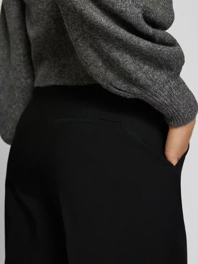 JJXX Wide fit stoffen broek met viscose model 'Ellis' - Foto 2