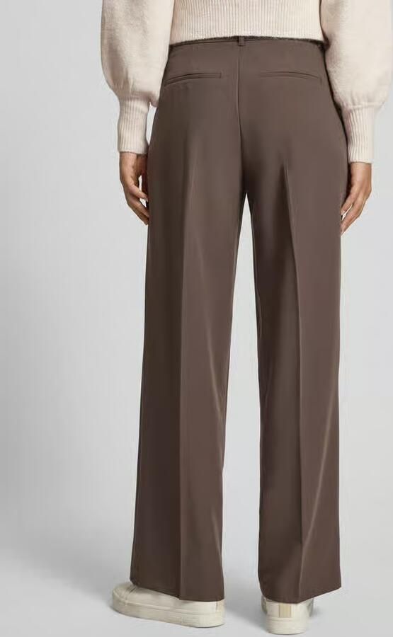 JJXX Wide fit stoffen broek met viscose model 'Ellis'