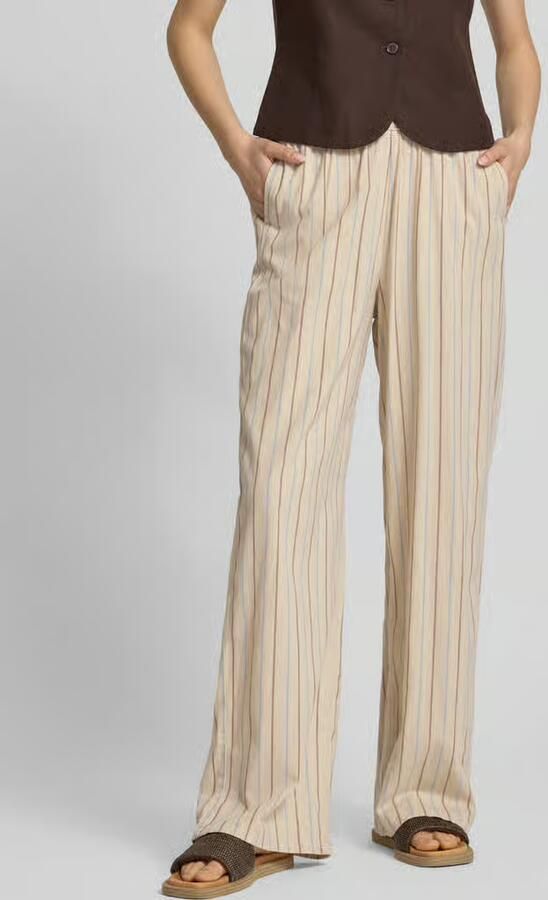JJXX wide leg broek met elastische band model 'ELLA' - Foto 2