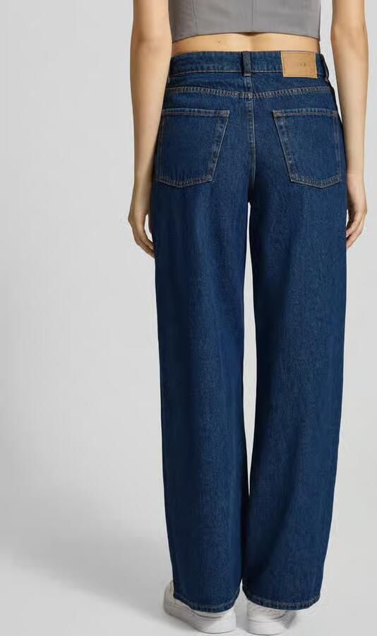 JJXX high waist wide leg jeans dark blue denim - Foto 4