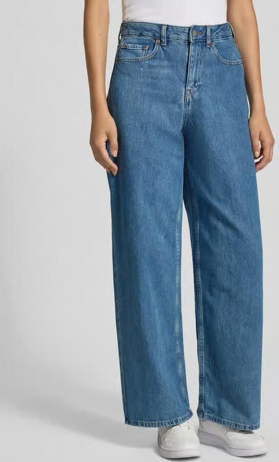JJXX high waist wide leg jeans JXTOKYO medium blue denim - Foto 3