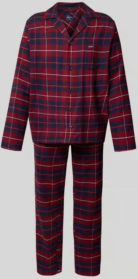 Jockey Pyjama met knoopsluiting