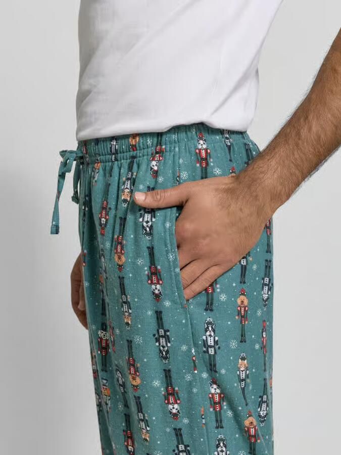 Jockey Pyjamabroek van flanel met elastische band - Foto 2