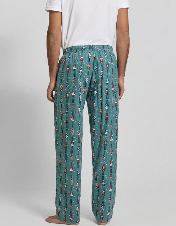Jockey Pyjamabroek van flanel met elastische band