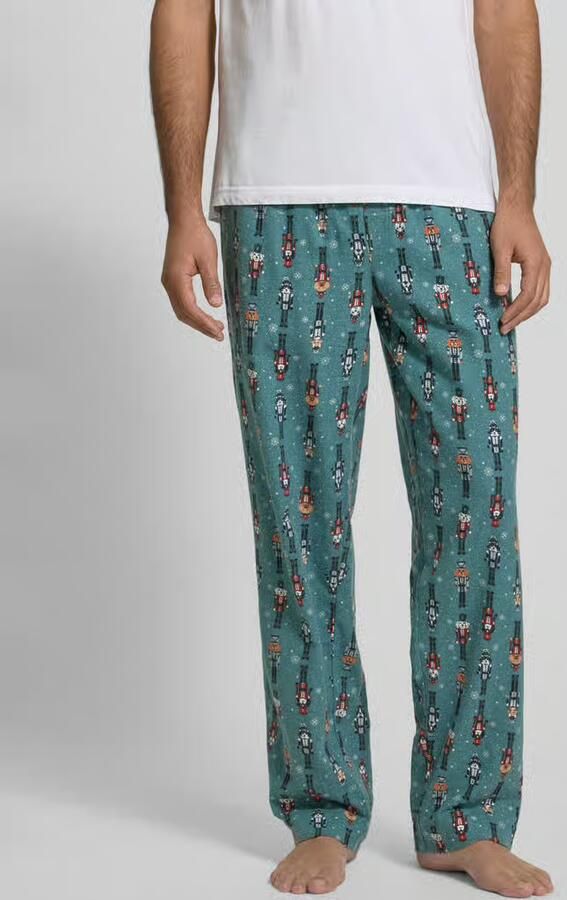 Jockey Pyjamabroek van flanel met elastische band - Foto 3