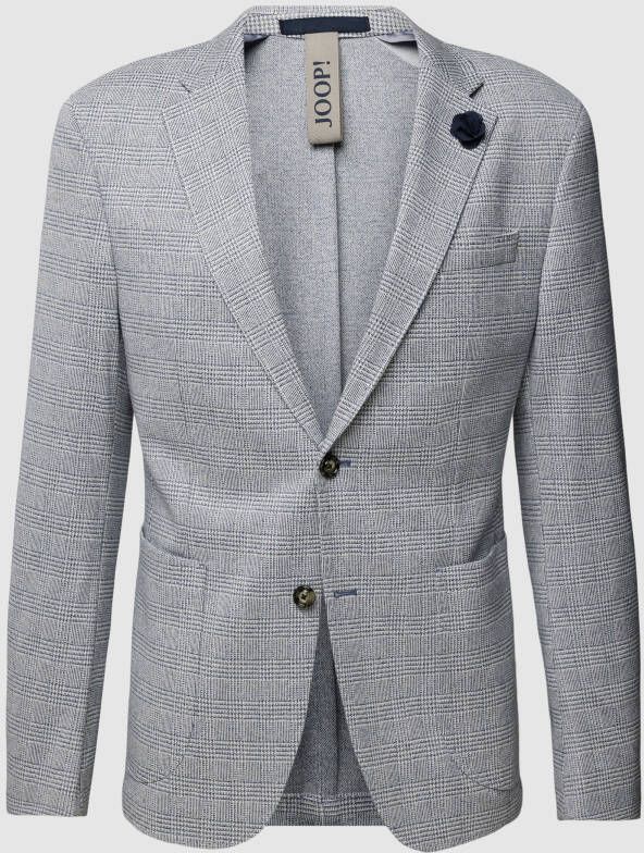 JOOP! Collection 2-knoops colbert met glencheck-motief model 'Hoverest'