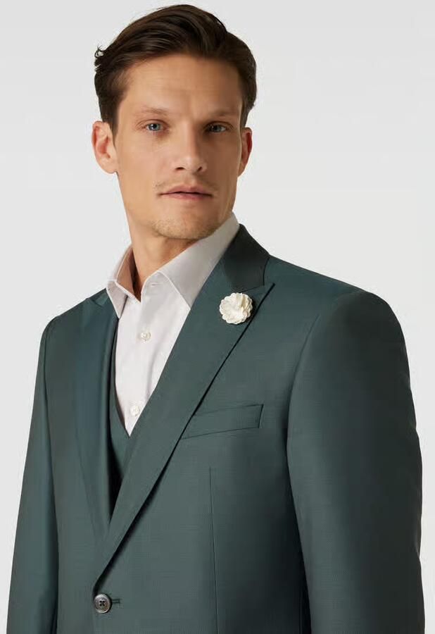 JOOP! Collection Slim fit 2-knoops colbert met applicatie model 'Hawker' - Foto 2