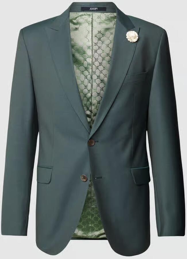 JOOP! Collection Slim fit 2-knoops colbert met applicatie model 'Hawker'