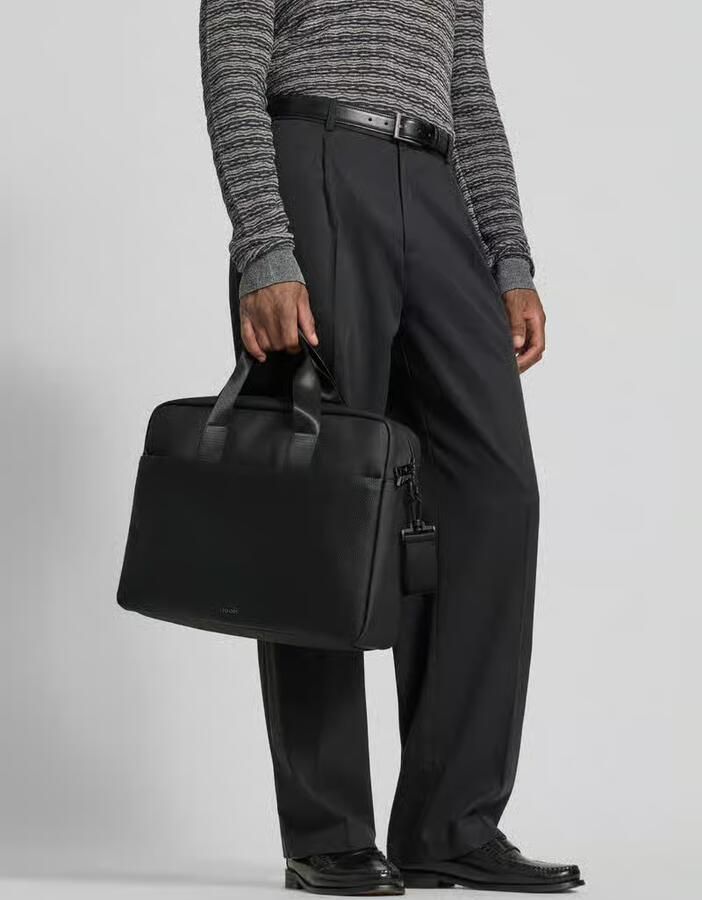 JOOP! COLLECTION Aktetas met label in reliëf model 'lanciano' - Foto 2