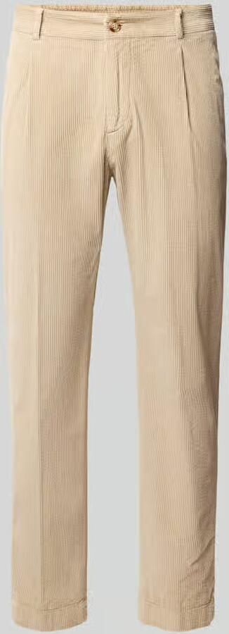 JOOP! COLLECTION Bandplooibroek met corduroystructuur