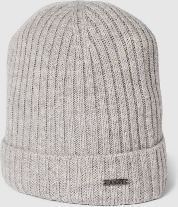 JOOP! Collection Beanie met labelapplicatie model 'FRANCIS'