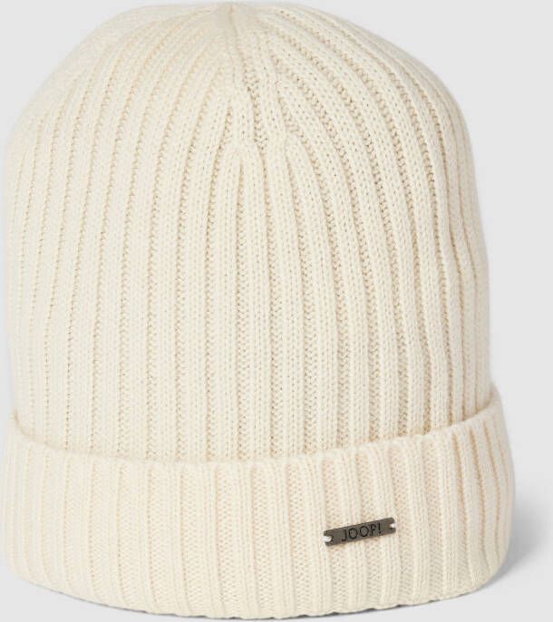 JOOP! Collection Beanie met labelapplicatie model 'FRANCIS'