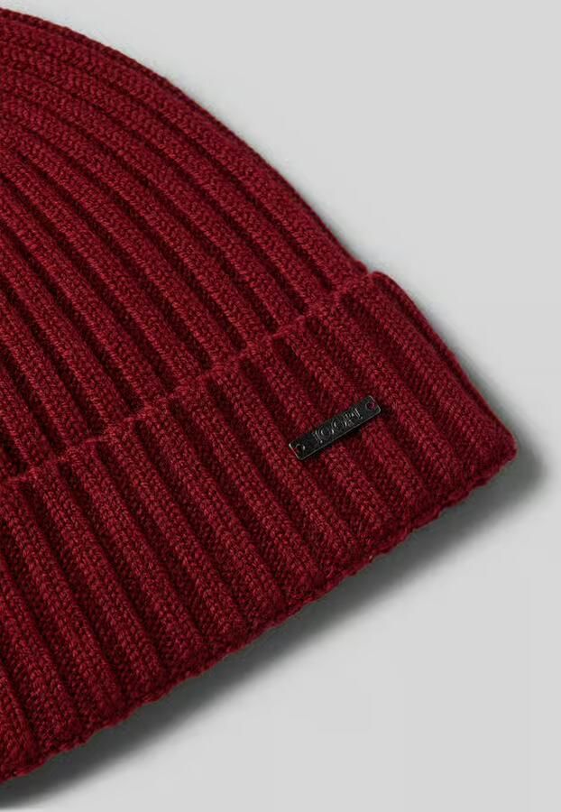 JOOP! COLLECTION Beanie met labeldetail model 'FRANCIS'