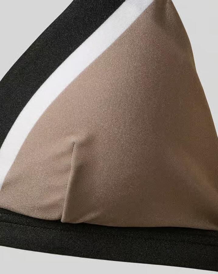 Joop! Triangel-bikinitop Colourblocking-design gewatteerde cups