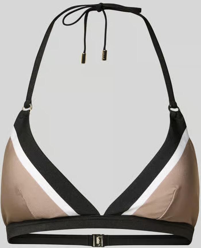 Joop! Triangel-bikinitop Colourblocking-design gewatteerde cups - Foto 6