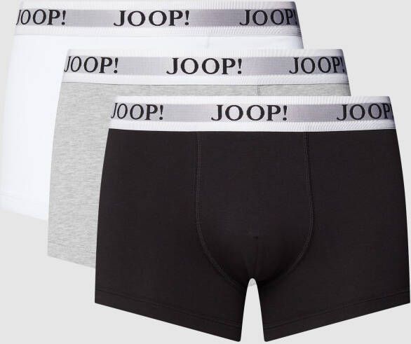JOOP! Collection Boxershort met logo in band in een set van 3 stuks