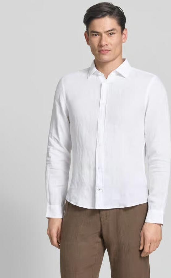JOOP! COLLECTION Causal fit linnen overhemd met kentkraag model 'Mike' - Foto 4