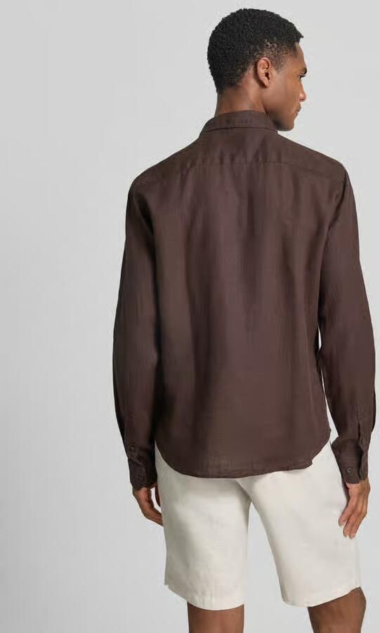JOOP! COLLECTION Causal fit linnen overhemd met kentkraag model 'Mike' - Foto 3