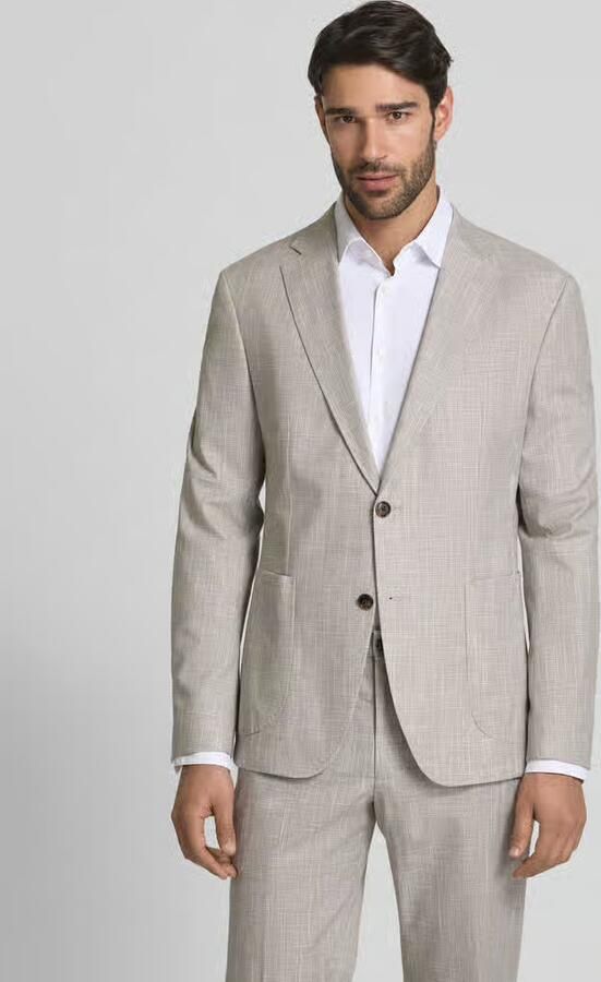JOOP! Collection Colbert met bloemenapplicatie model 'Hoverest' - Foto 3
