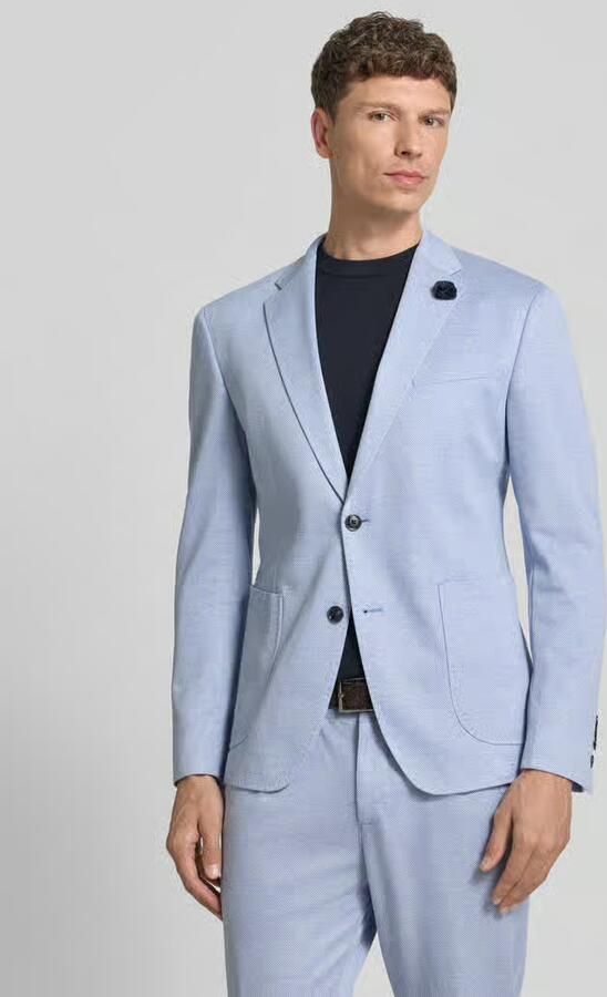 JOOP! COLLECTION Colbert met bloemenapplicatie model 'Hoverest' - Foto 3