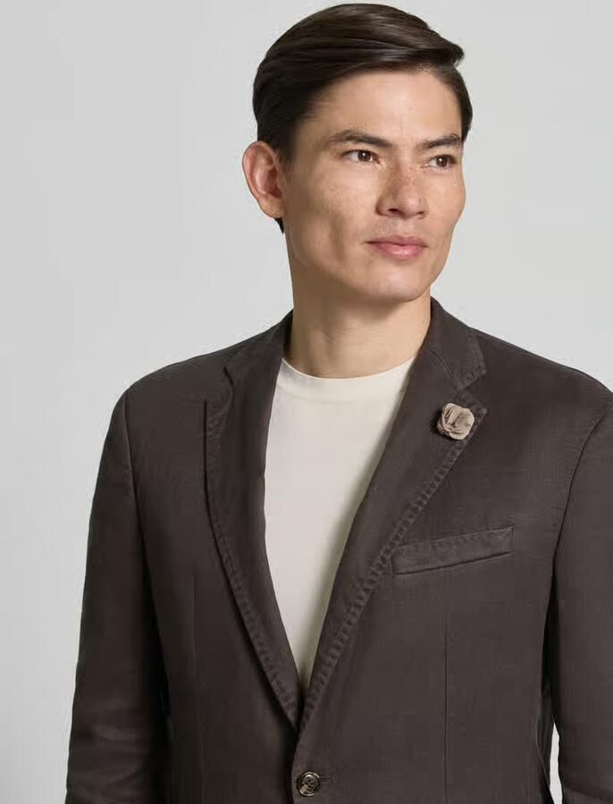 JOOP! COLLECTION Colbert van linnenmix met reverskraag model 'Hoverest'