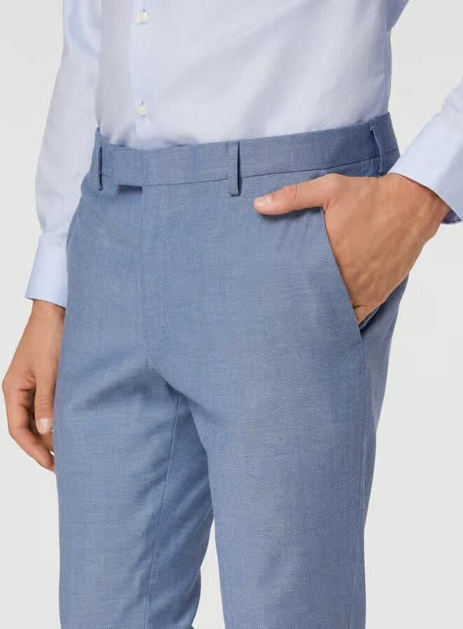 JOOP! Collection Extra slim fit pantalon met structuurmotief model 'Gun'