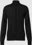 JOOP! Collection Gebreid jack met opstaande kraag model 'Davis' - Thumbnail 1