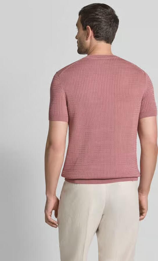 JOOP! COLLECTION Gebreid shirt met structuurpatroon model 'Elio' - Foto 2