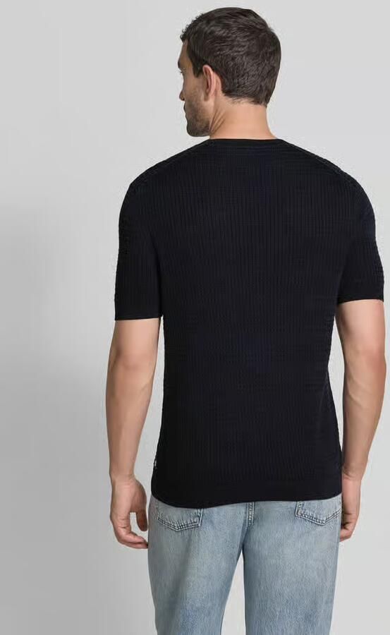 JOOP! COLLECTION Gebreid shirt met structuurpatroon model 'Elio' - Foto 2