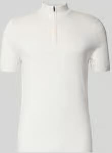 JOOP! COLLECTION Gebreid shirt van viscosemix met opstaande kraag model 'Vadin'