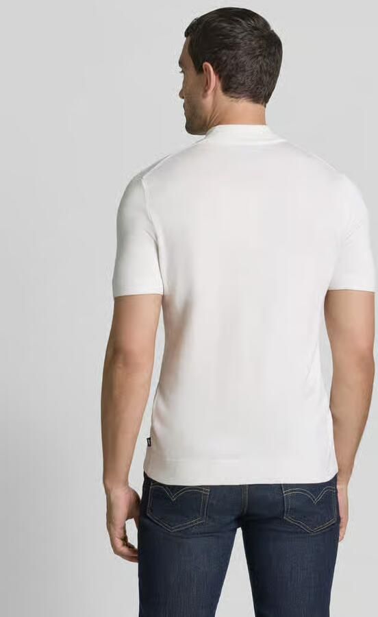 JOOP! COLLECTION Gebreid shirt van viscosemix met opstaande kraag model 'Vadin' - Foto 2