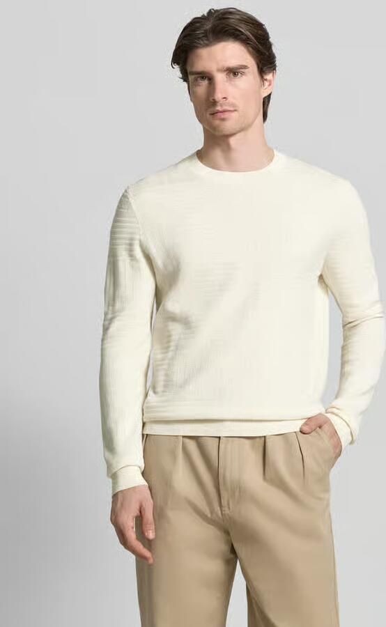JOOP! COLLECTION Gebreide pullover met geribde boorden Model 'Raikon' - Foto 4