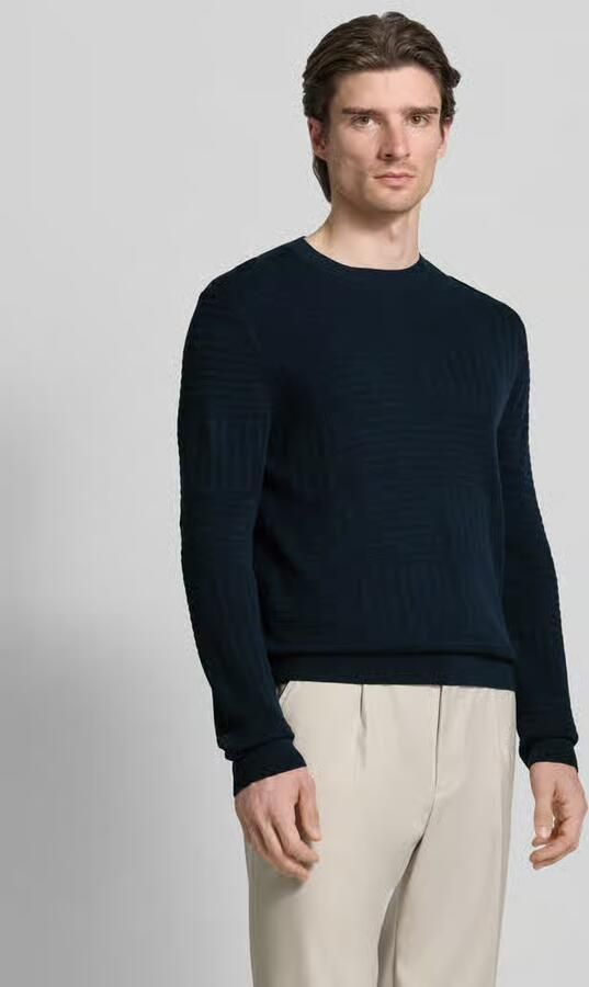 JOOP! COLLECTION Gebreide pullover met geribde boorden Model 'Raikon' - Foto 4