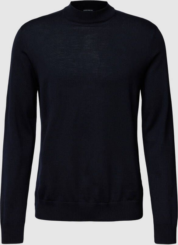 JOOP! Collection Gebreide pullover met opstaande kraag model 'Davide'