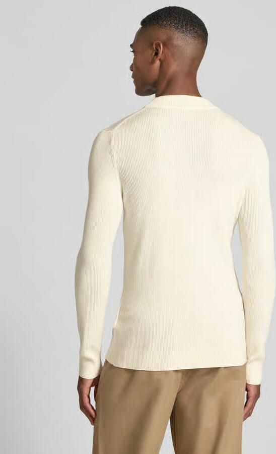 JOOP! COLLECTION Gebreide pullover met ribboorden model 'Donteo'