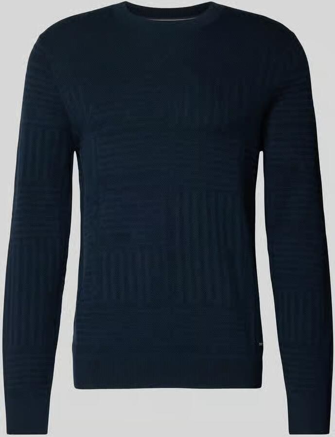 JOOP! COLLECTION Gebreide pullover met geribde boorden Model 'Raikon' - Foto 2