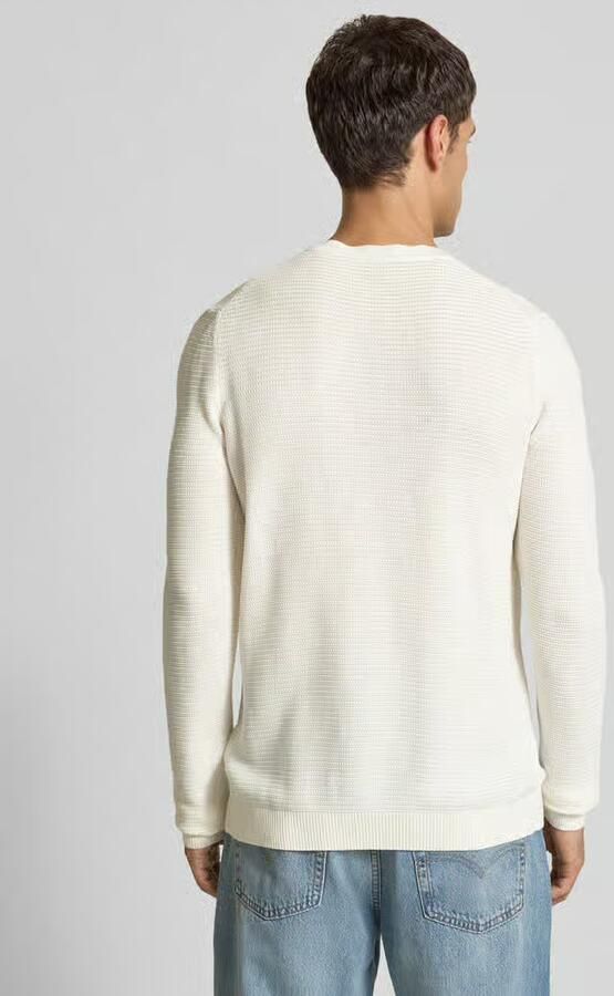 JOOP! Collection Gebreide pullover met ronde hals