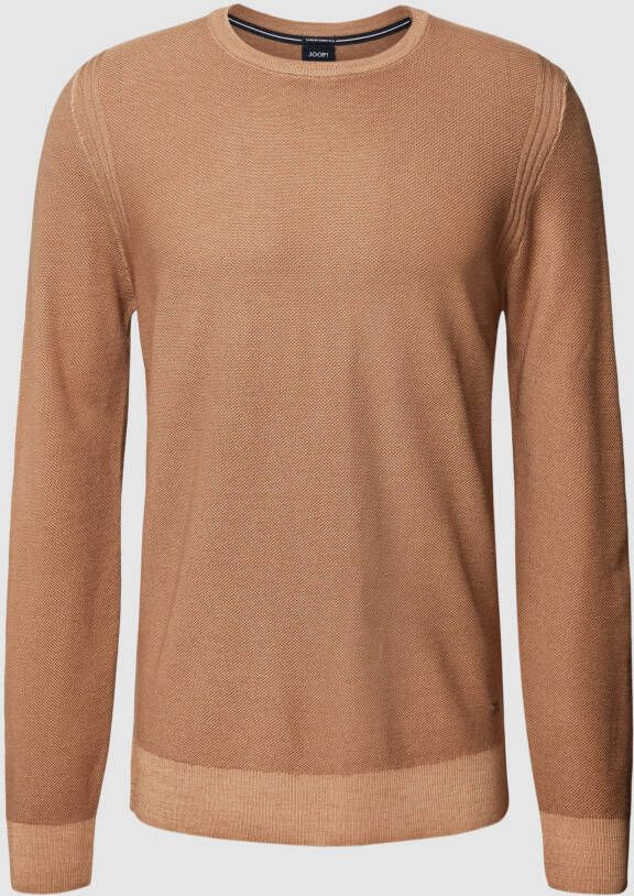 JOOP! Collection Gebreide pullover met structuurmotief