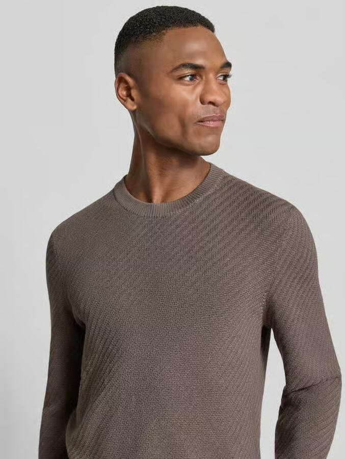 JOOP! Collection Gebreide pullover van wolmix model 'Dariono'