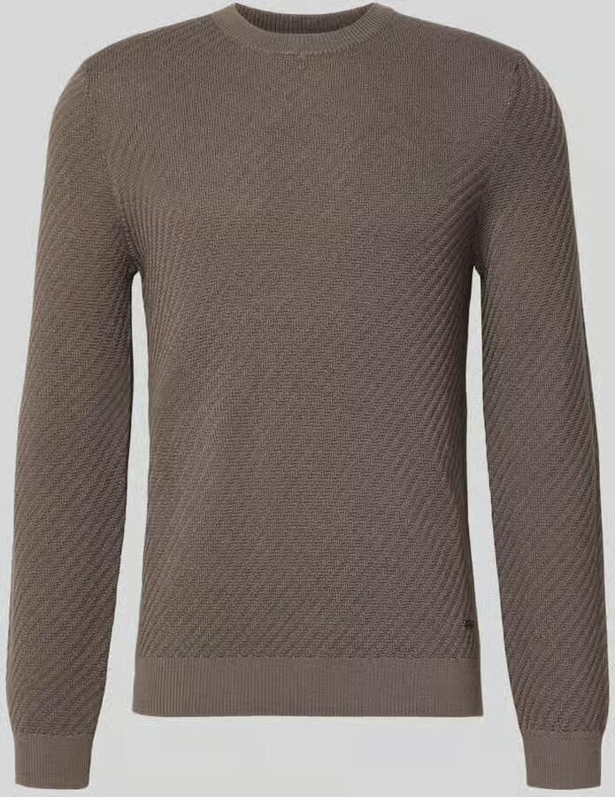 JOOP! Collection Gebreide pullover van wolmix model 'Dariono' - Foto 2