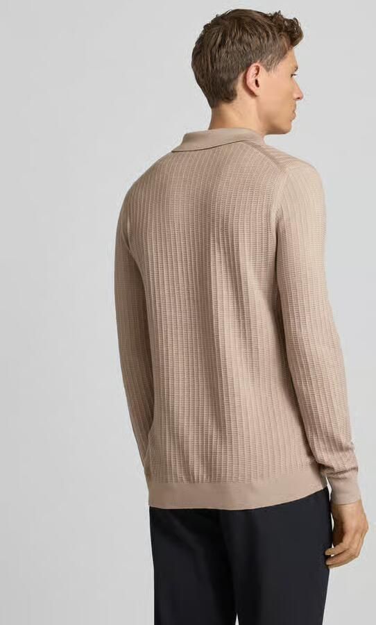JOOP! COLLECTION Gebreide trui met omgeslagen kraag model 'Galdino' - Foto 2