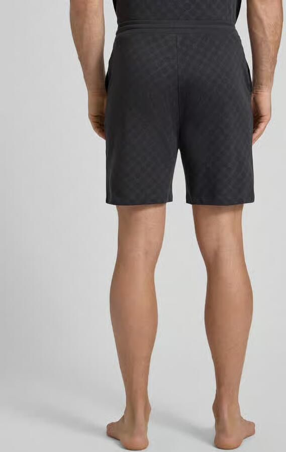 Joop! Short Leisure met korenbloem-alloverprint elastische tailleband - Foto 6
